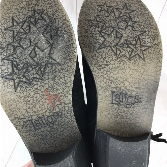 Anthropologie Latigo Black Suede Boots - Picture 5 of 5